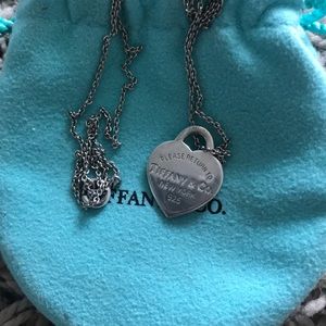 Tiffany & Co heart tag necklace!